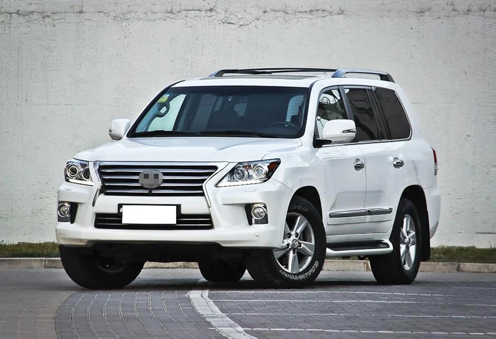 Для Lexus LX570 2007 2008 2009 2010 2011 2012 2013 фары автомобиля прозрачные линзы автомобильный брелок крышка