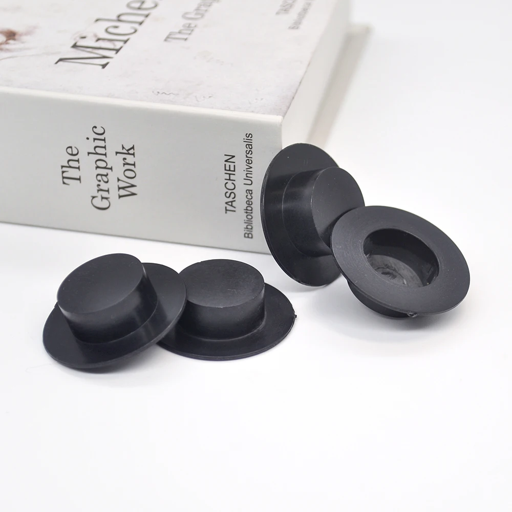 24 шт. Мини шляпа клоуна Снеговик черная пластиковая кукла аксессуары сделай сам