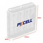 Пластиковый Чехол для батарейки PKCELL Переносные Коробки, 1 шт., для батарей AA или AAA одноразового использования