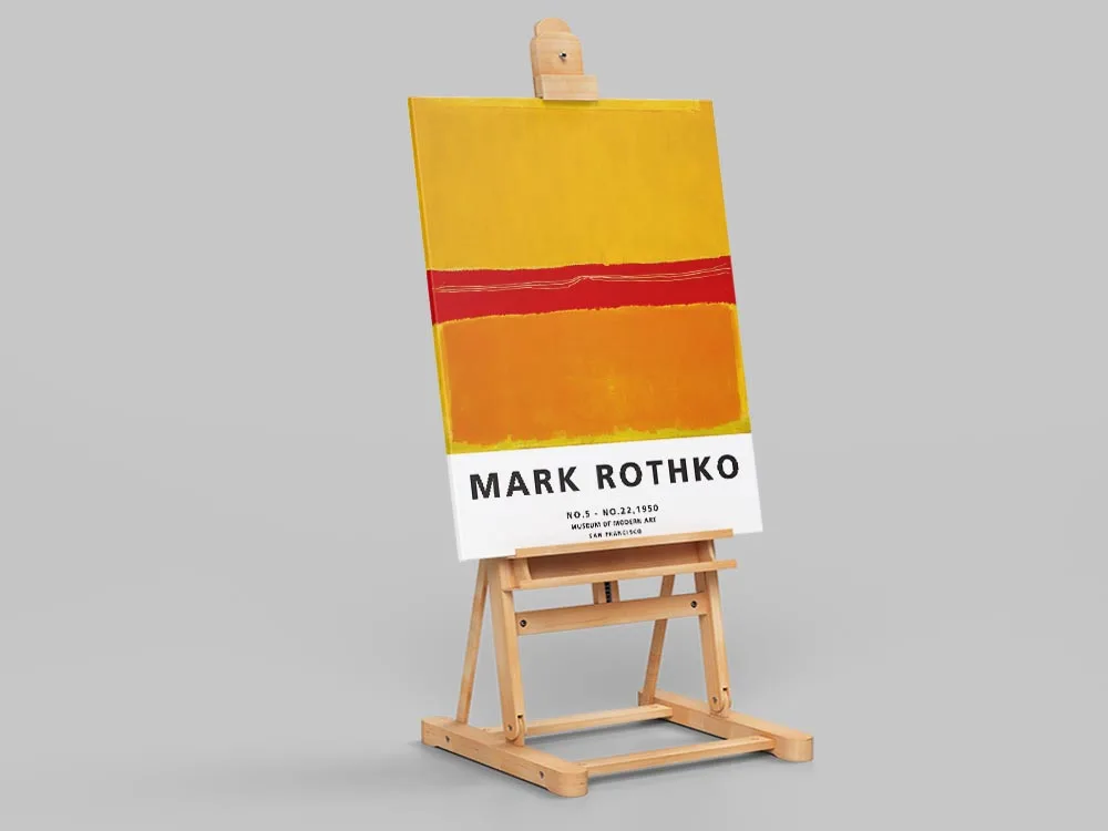 Выставочный плакат Mark Rothko музей гуггенхейма Нью-Йорк 1970 печать абстрактная