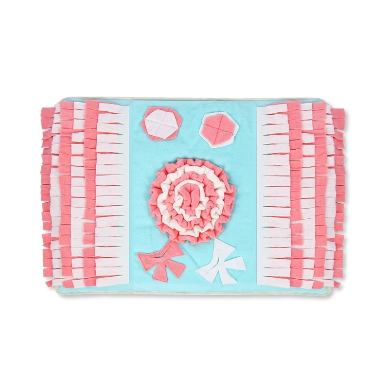 

2021 Hot Pet Dog Snuffle Mat Nose Smell Training Blanket Sniffing Pad Slow Feeding Bowl 57BB