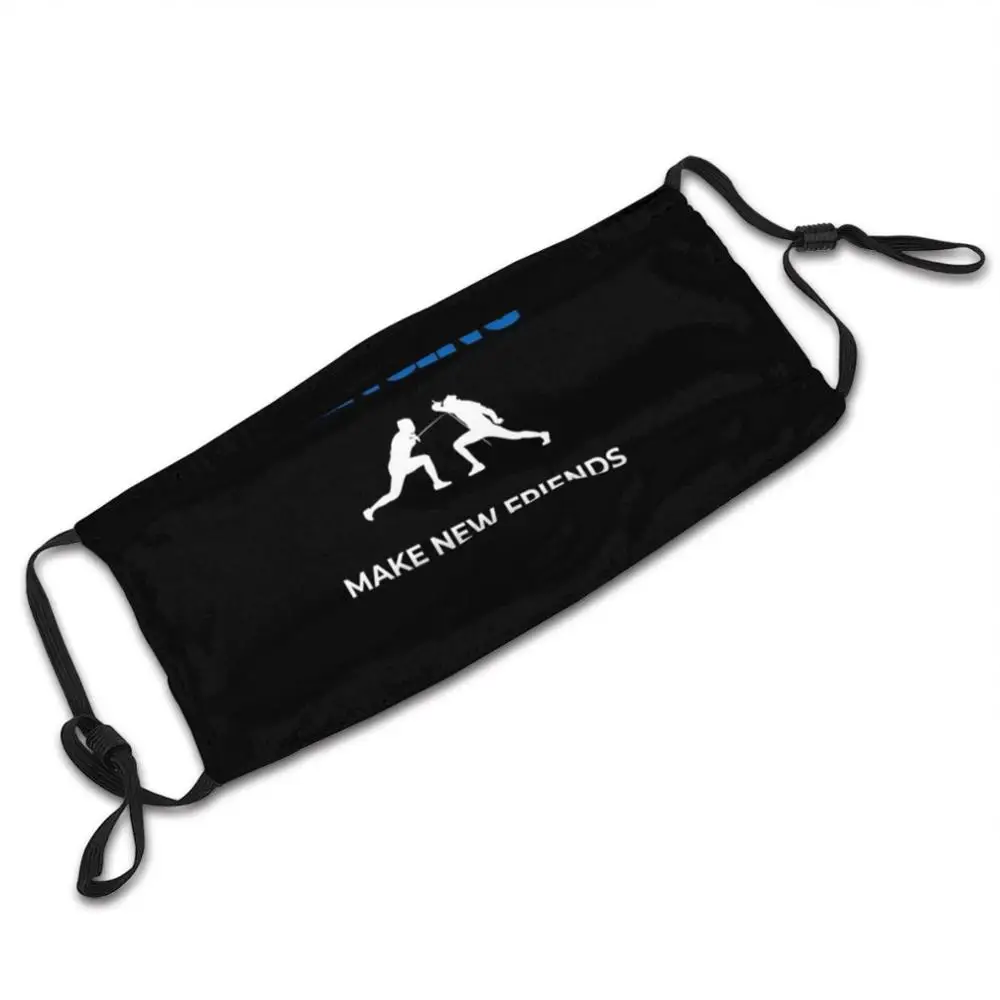 Завести новых друзей и заколоть их маска ткань многоразовый фильтр для печати