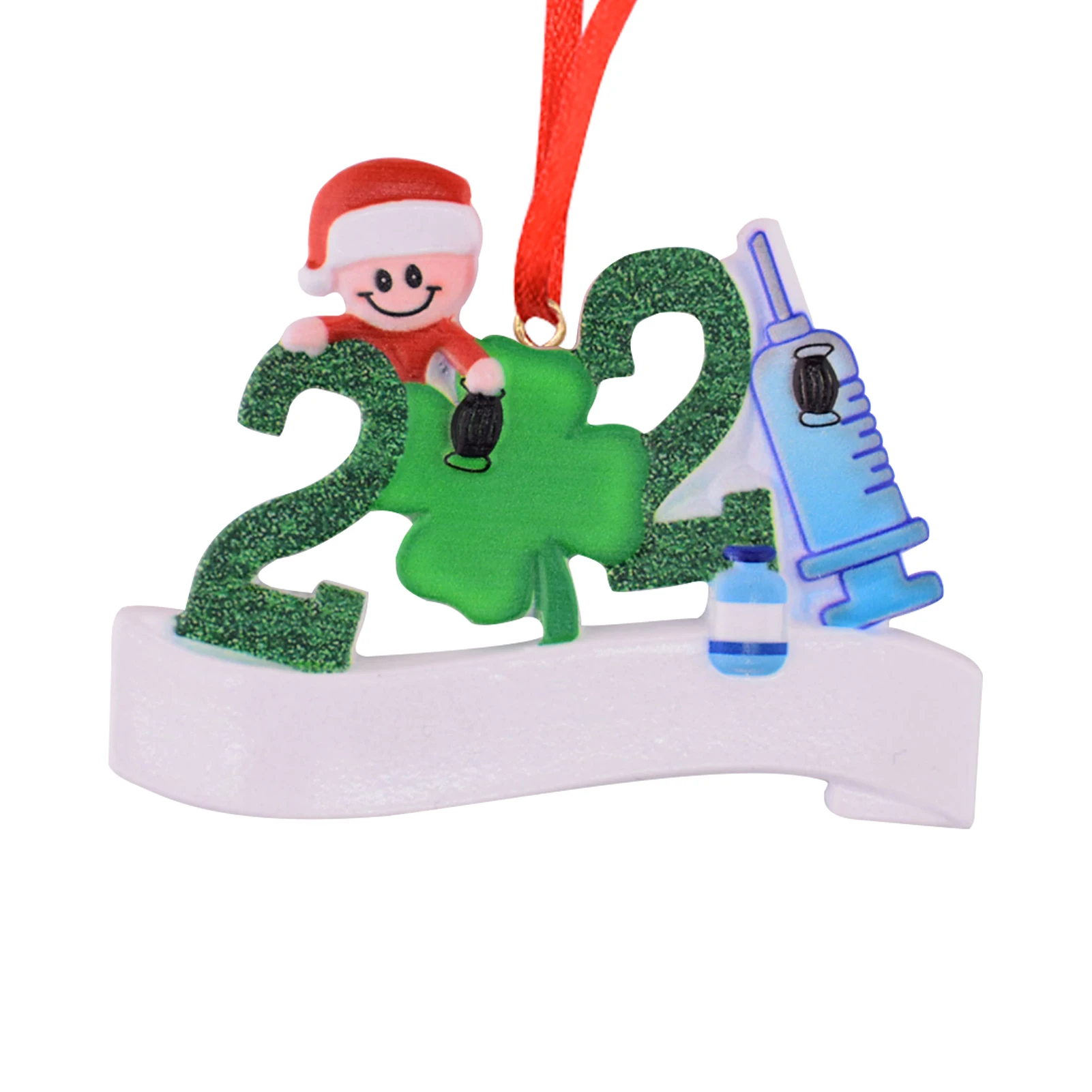 

2021 Family DIY Personalized Christmas Ornaments Handwritten Wishes Snowman Resin Pendant Xmas Tree Decorations Navidad Gifts