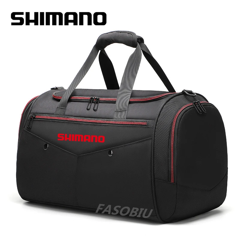 

SHIMANO Men's New Fishing Backpack Large Capacity Gym Bag Multi-function Fishing Bag Outdoor Waterproof Handbag Travel Backpack