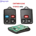 Пульт дистанционного управления jingyuqin 30ps 315433 МГц для Ford Escape F 150 Explorer 2001 - 2007 CWTWB1U345, передатчик автомобильного ключа
