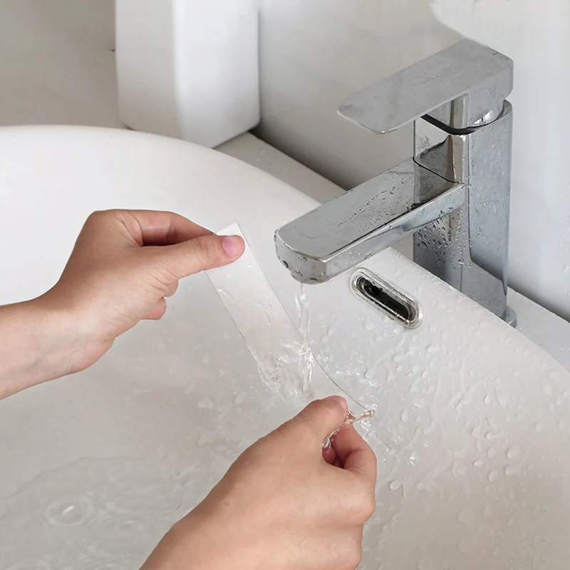 Нано волшебная лента 1/3/5 м многоразовая прозрачная моющаяся двухсторонняя без