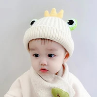 baby winter hats childrens wool hat ear protection headdress cute cartoon headwear for girlboy chic warm hats milamiya