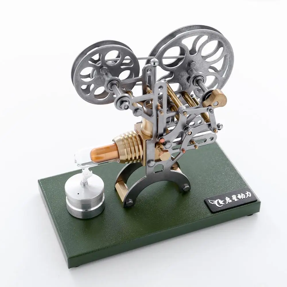 Модель двигателя из нержавеющей стали с горячим воздухом ретро проектор модель
