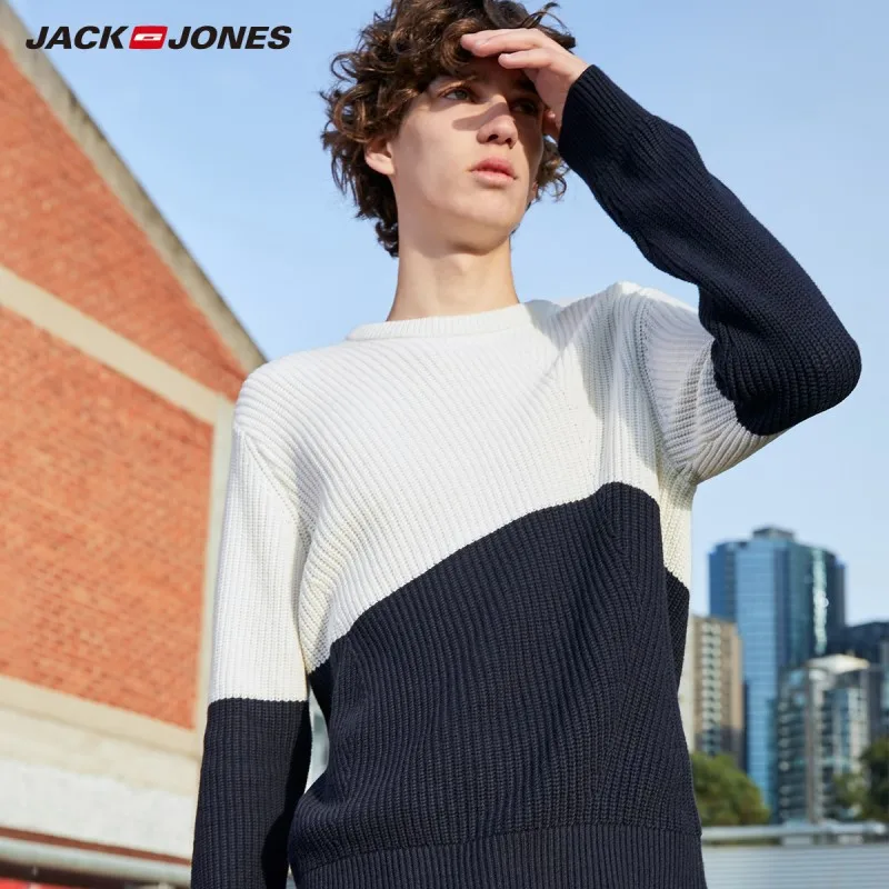 JackJones мужской удобный свитер с круглым вырезом 219324514 | Мужская одежда
