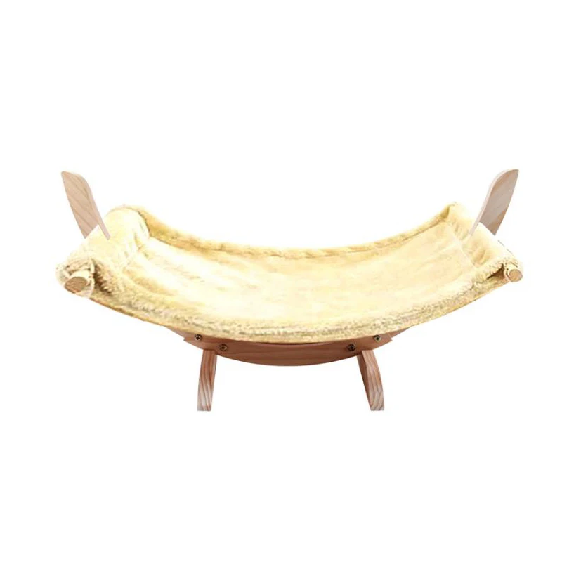 Гамак кровать для домашних животных деревянная мягкая удобная Мини кошки|Мебель