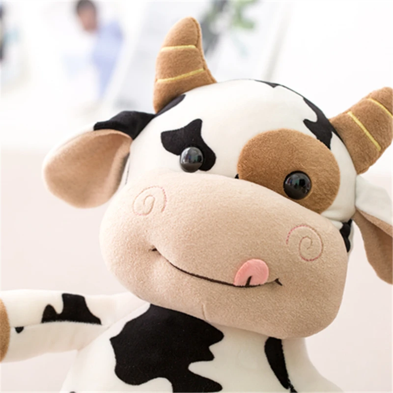 

2020 New Plush Cow Toy Cute Cattle Plush Stuffed Animals Cattle Soft Doll Kids Toys Birthday Gift for Children