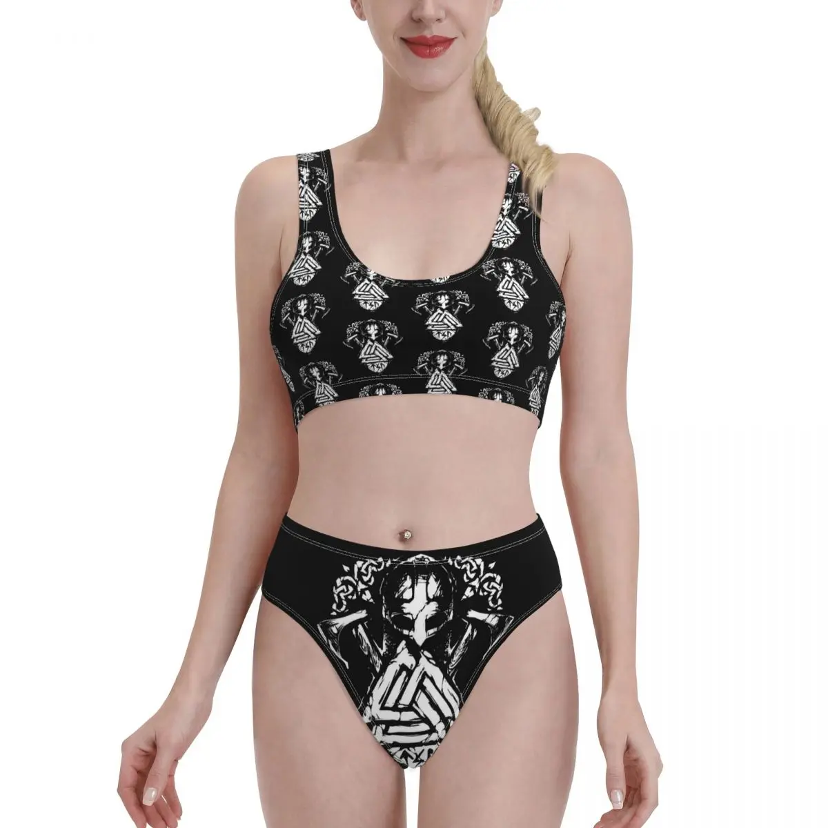 

Vikings Vikings women 2021 Bikinis Women sexy women's top Runes Novelty bathing suit SwimSuit