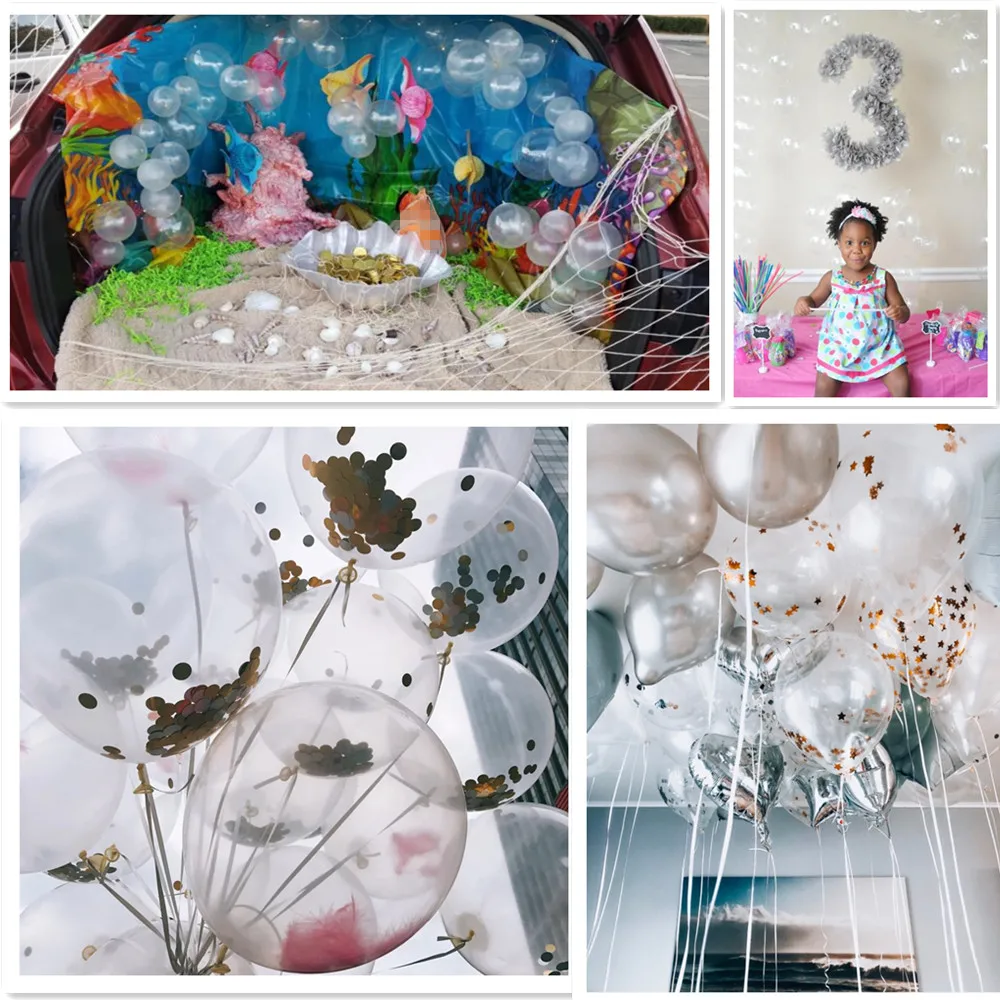 Прозрачные латексные воздушные шары 5 12 18 36 дюймов большие прозрачные надувные