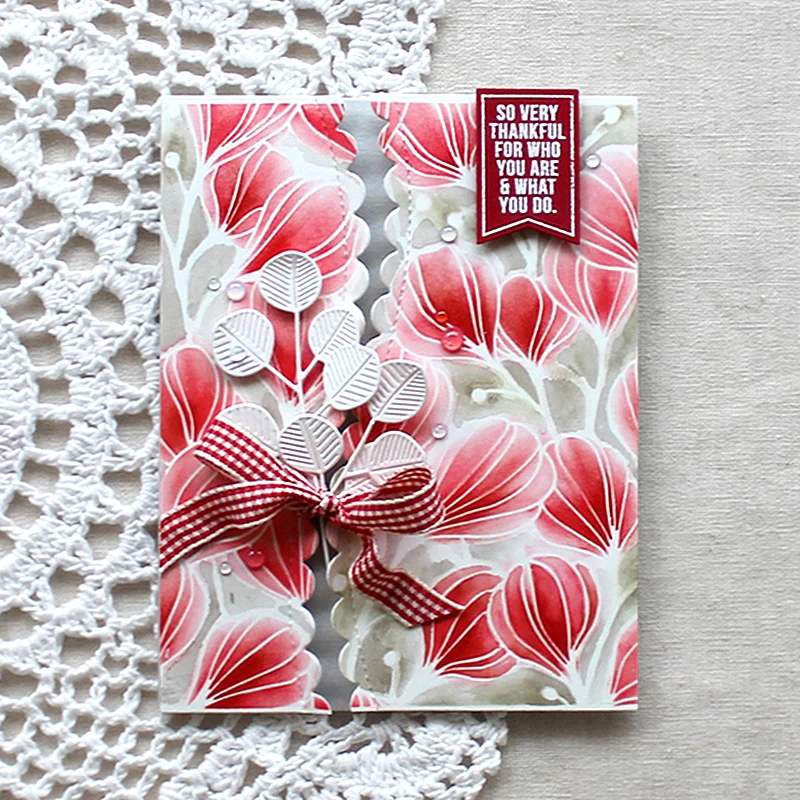 Новинка 2020 металлические пресс-формы для тиснения листьев и ветвей деревьев