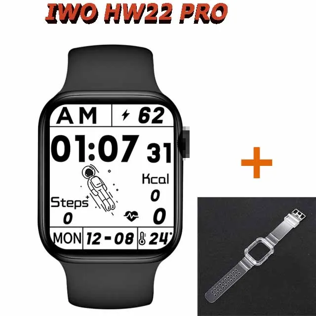 

2021 HW22 Pro Smart Watch 1.75inch custom dial Bluetooth call 44mm Smartwatch Watches PK iwo 12 pro w46 w26 hw12 hw16 w34 dt78