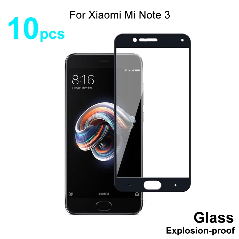 Для Xiaomi Mi Note 3 стекло полное покрытие закаленное Защита экрана твердость 9H