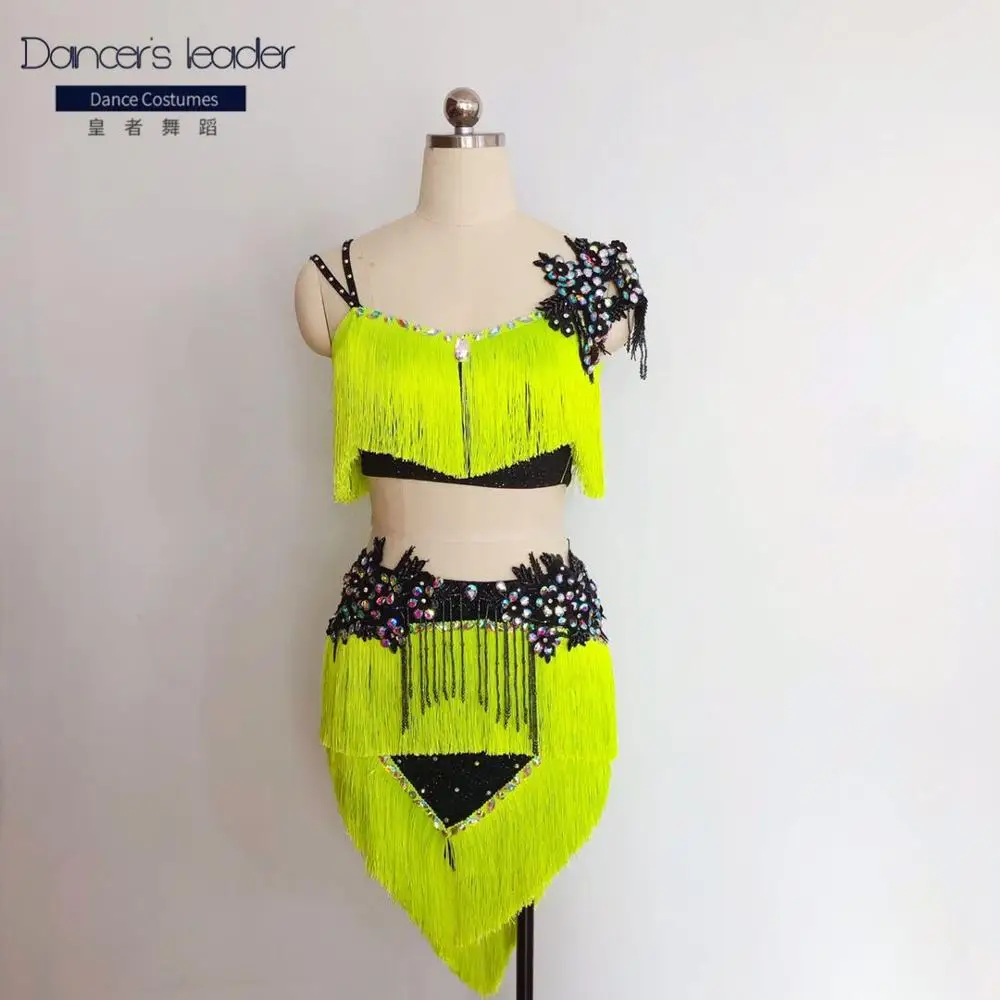 Живота для танцев тренировочная одежда Алмазный Бюстгальтер с бахромой + юбка