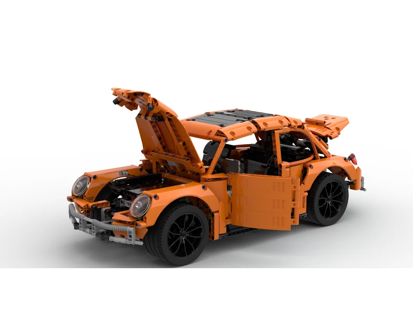 Новый 2021 Жук технологии строительный блок moc 34945 Супер спортивный автомобиль без