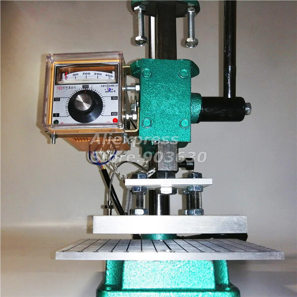 Ручная бронзовая машина для ПВХ карт кожи и бумаги|Эмбоссеры| |