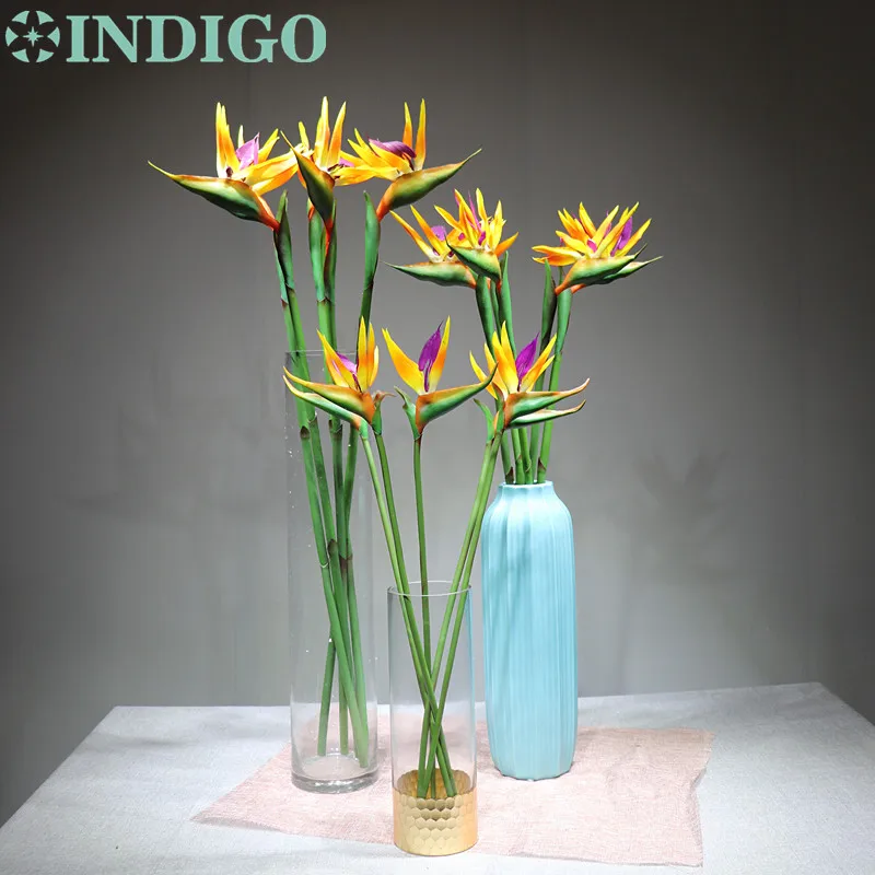 INDIGO-DIY, желтый цветок, анемон, Орхидея, тюльпан, Калла, Мимоза, кружевной цветок, Калла, Рождество, свадьба, событие