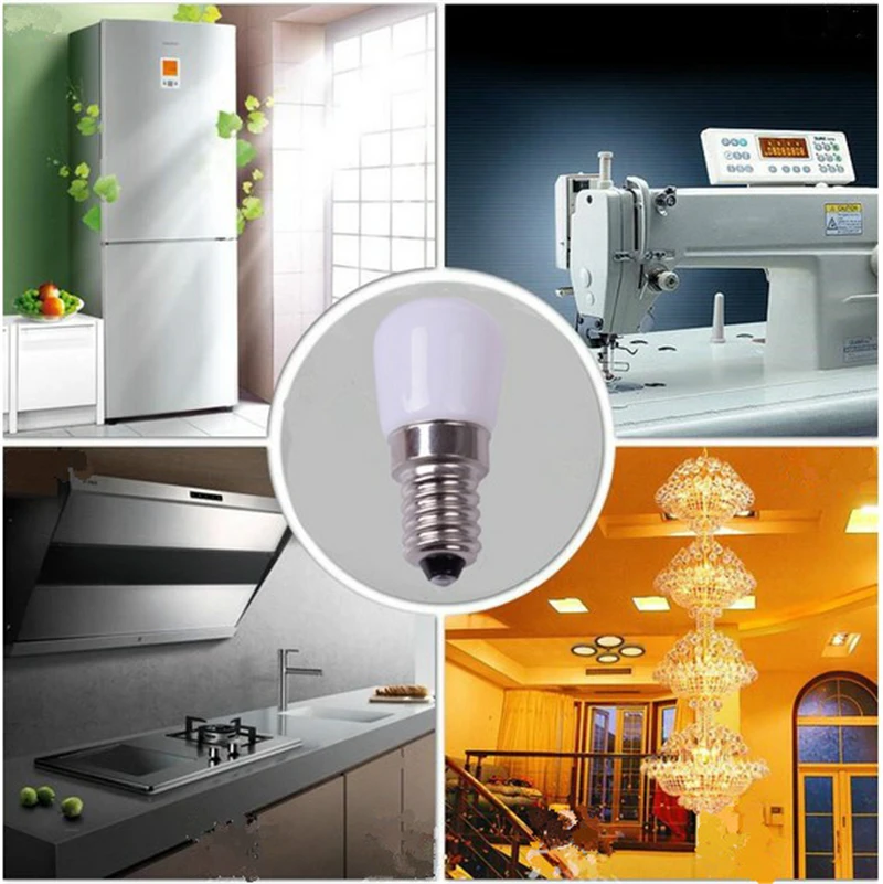 

E14 LED Bulb 3W 6W Warm/Cold White AC220-240V Waterproof LED Energy Saving Bulbs for Refrigerator,Microwave