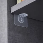 10 шт., прозрачные настенные крючки-вешалки на присоске