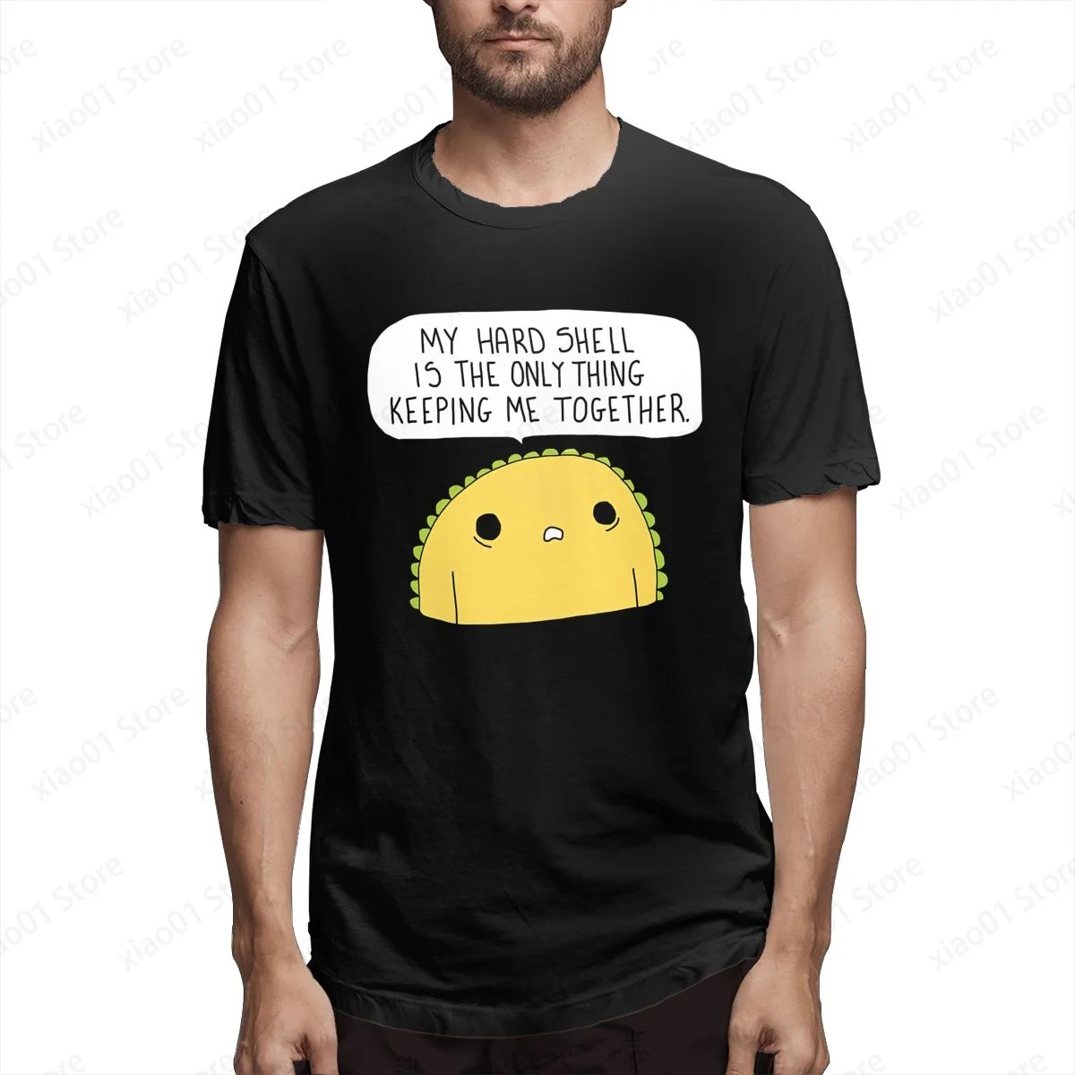 

Crispy Taco T Shirt Men Women Graphics Harajuku T-Shirt Creativity Short Sleeve Tee Tops