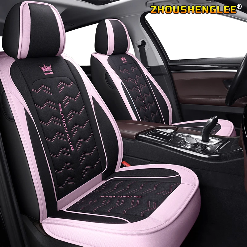 

ZHOUSHENGLEE flax car sear covers for peugeot all models peugeot 206 peugeot 308 106 205 301 306 307 406 407 508 3008 car-stylin
