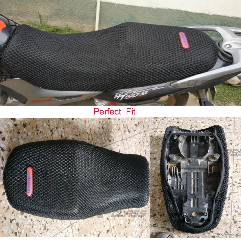

Motorcycle Seat Cover Protector Heat-shied Breathable Cushion Scooter Net Black Camo for Vespa GTS Kawasaki Yamaha Honda Forza
