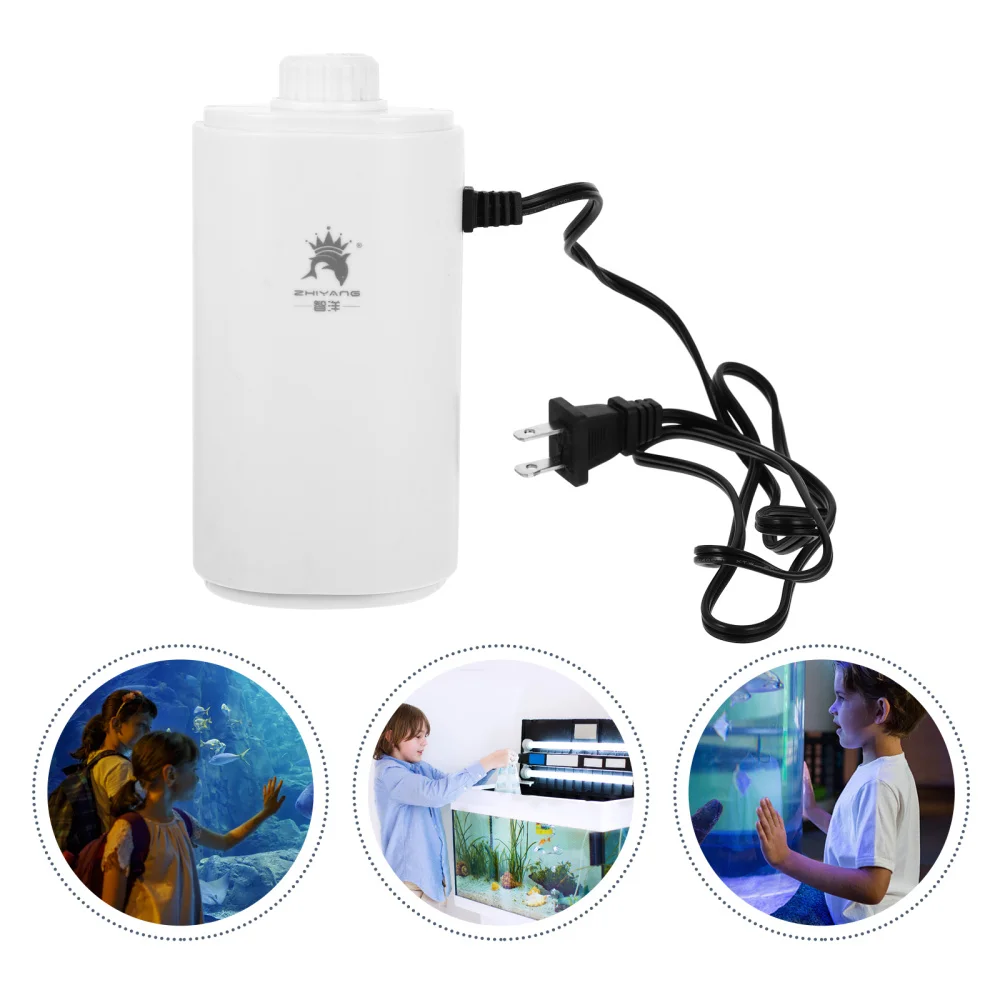 

8W Air Pump for Aquarium Dual Hole Fish Tank Aerator Oxygen Pump US Plug