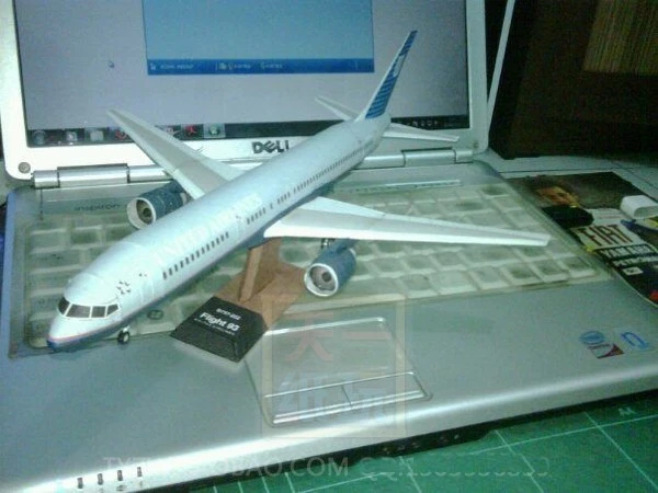 Boeing 757 самолета 3D Бумага модель DIY ручной класса игрушка оригами|Картонные