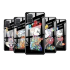 Чехол для телефона из закаленного стекла с изображением Микки-Мауса Для Samsung Galaxy S21 Ultra A71 A51 4G 5G A91 A81 A41 A31 A21 A11 A01