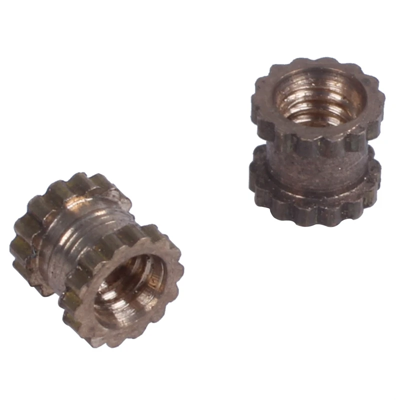30 шт. M2Xmx3.5mm женские резьбовые латунные вязанные вставки врезанные гайки и 5 шт 16