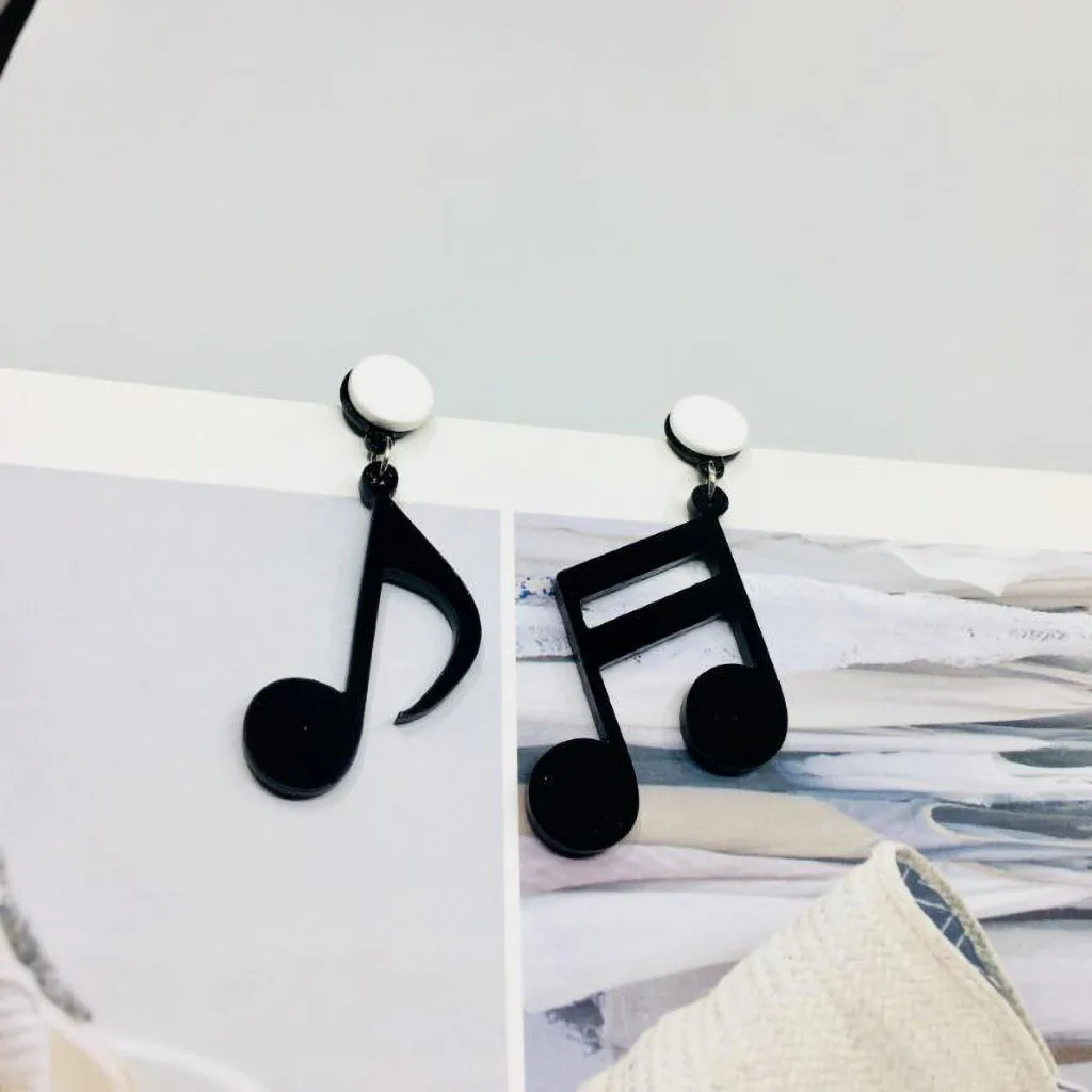 Асимметричные акриловые серьги металлическое покрытие красивые капли для