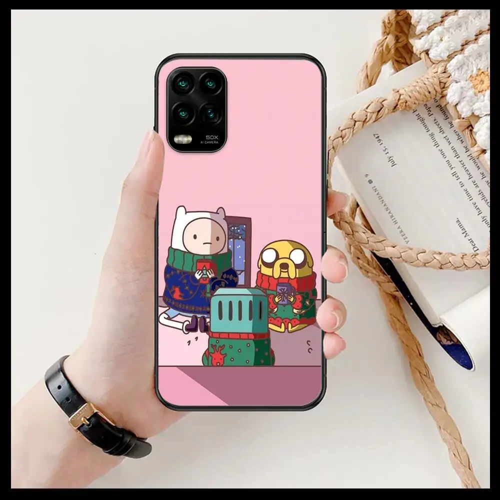 

Comic cartoon Phone Case For XiaoMi Redmi Note 10 9S 8 7 6 5 A Pro T Y1 Anime Black Cover Silicone Back Pre