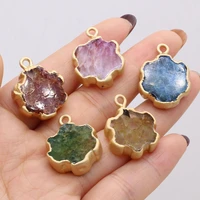 2pcs new style natural stone pendant plum flower dragon agates pendant for jewelry making diy bracelet earrings accessory