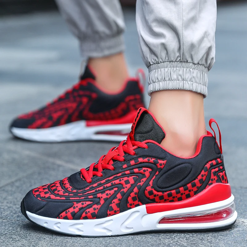 

New Trend Running Shoes for Men Fashion Design air cushion Men Sneakers Zapatillas Hombre Deportiva Sport mens Athletic Shoes