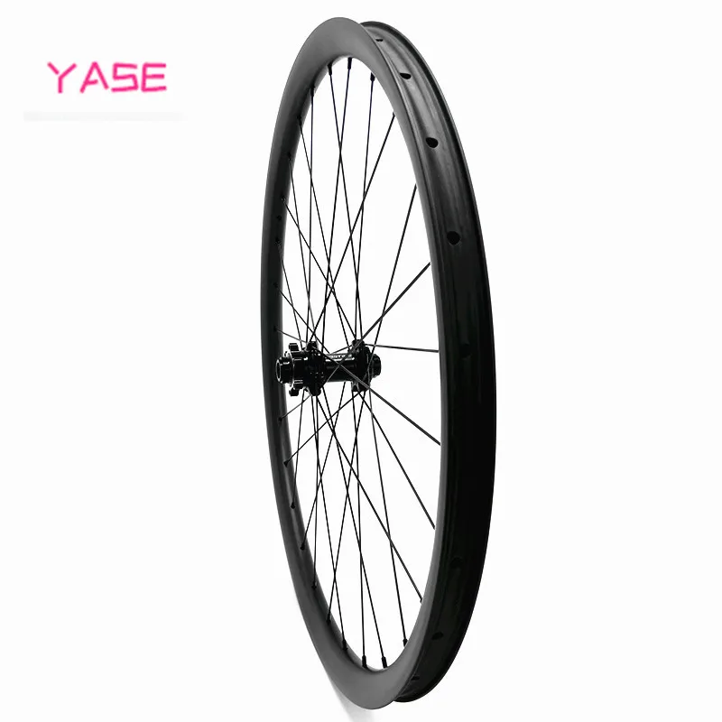 29er mtb дисковые Углеродные колеса 45x25 мм ассиметричные бескамерные велосипедные