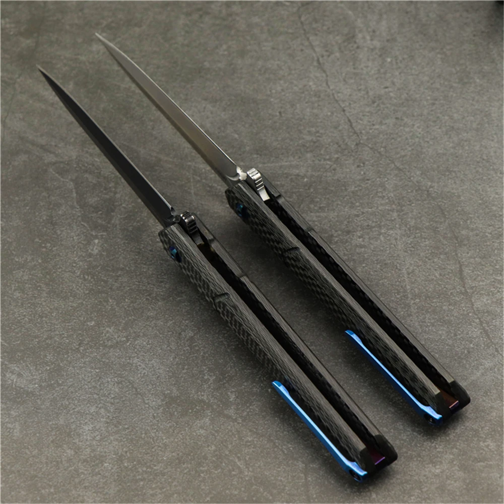 M390 складной нож из углеродного волокна с рукояткой и шарикоподшипником для