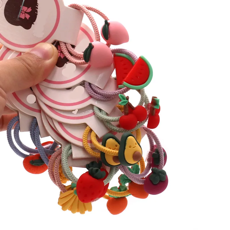 Пара Симпатичные Детские ободки для волос авокадо повязка с фруктами на голову