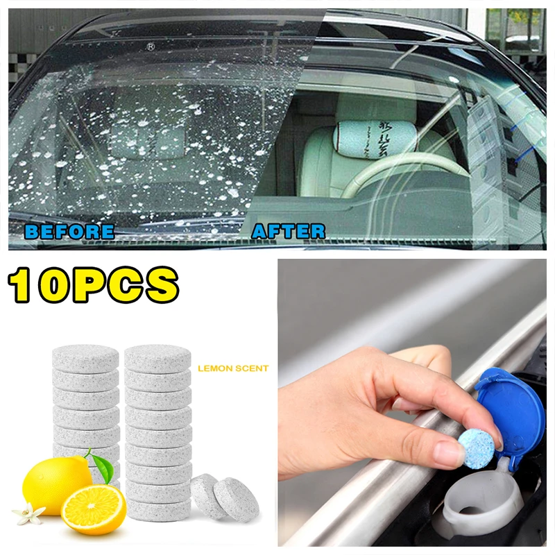 

10X Car Windshield Cleaning Glass Cleaner For granta skoda yeti lada priora kia rio k2 mazda peugeot 308
