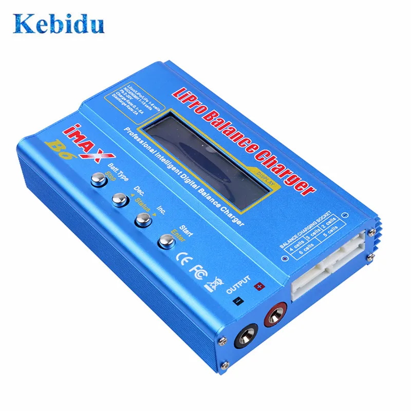 Зарядное устройство KEBIDU iMAX B6 50 Вт 5A Lipo NiMh li ion Ni Cd цифровое RC балансирующее
