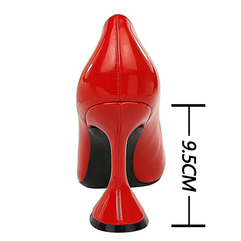 

BIGTREE Shoes New Patent Leather Woman Pumps Fashion Women Shoes Banquet Shoes High Heels Spring Heeled Shoes Female Heels 2021