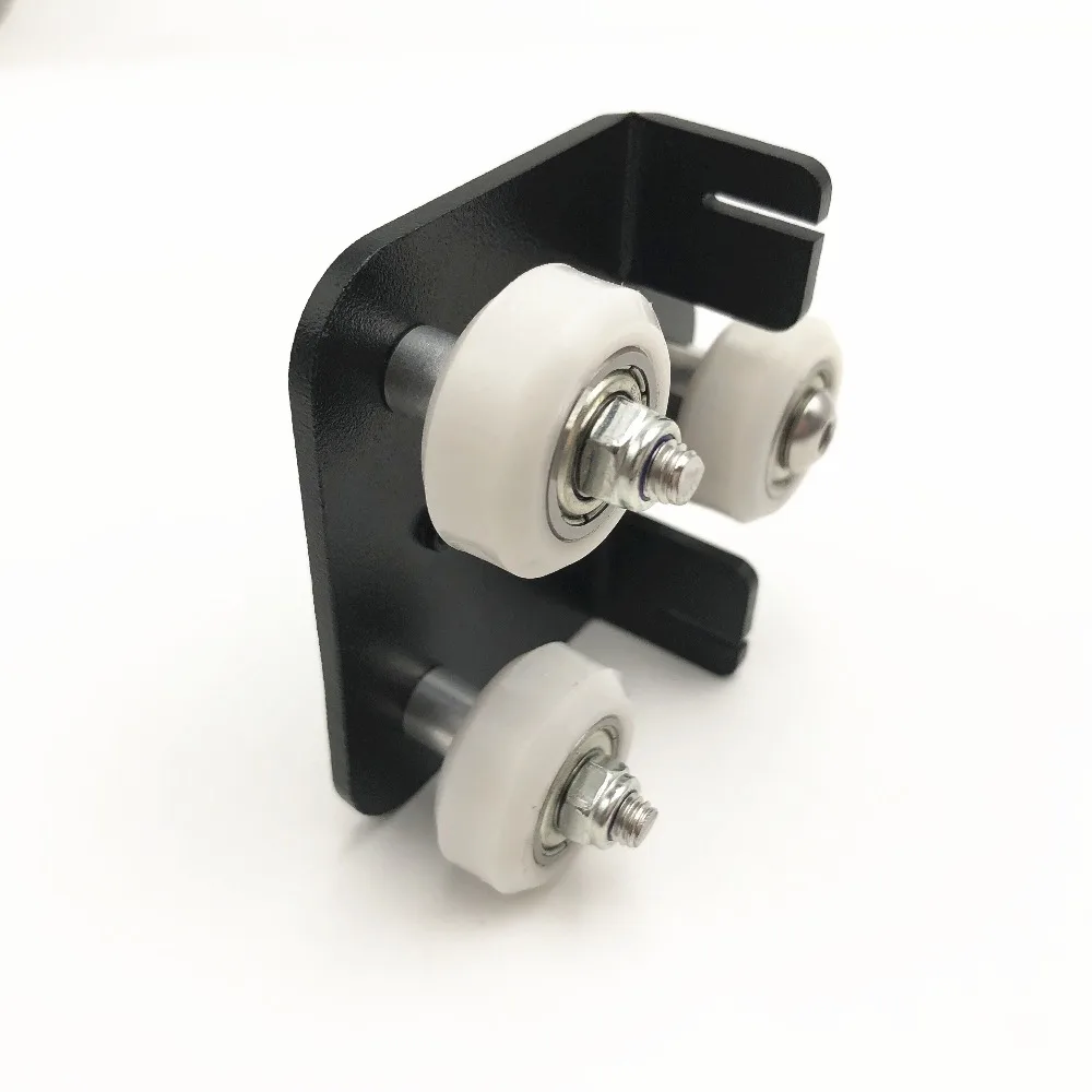 Funssor Собранный CR-10 экструдер hotend карета задняя опорная пластина с белыми/черными шкивами для DIY CR-10 CR-10S 3D принтера