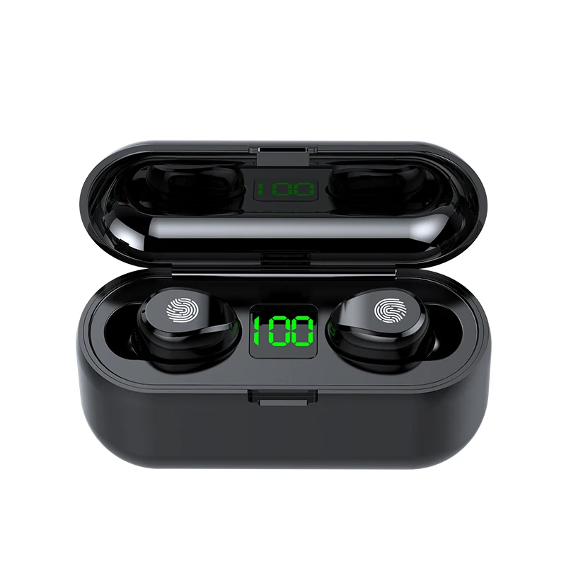 Ralyin 50 часов воспроизведения поддержка AAC TWS наушники V5.0 Bluetooth наушники беспроводные наушники для xiaomi с micphone power displa