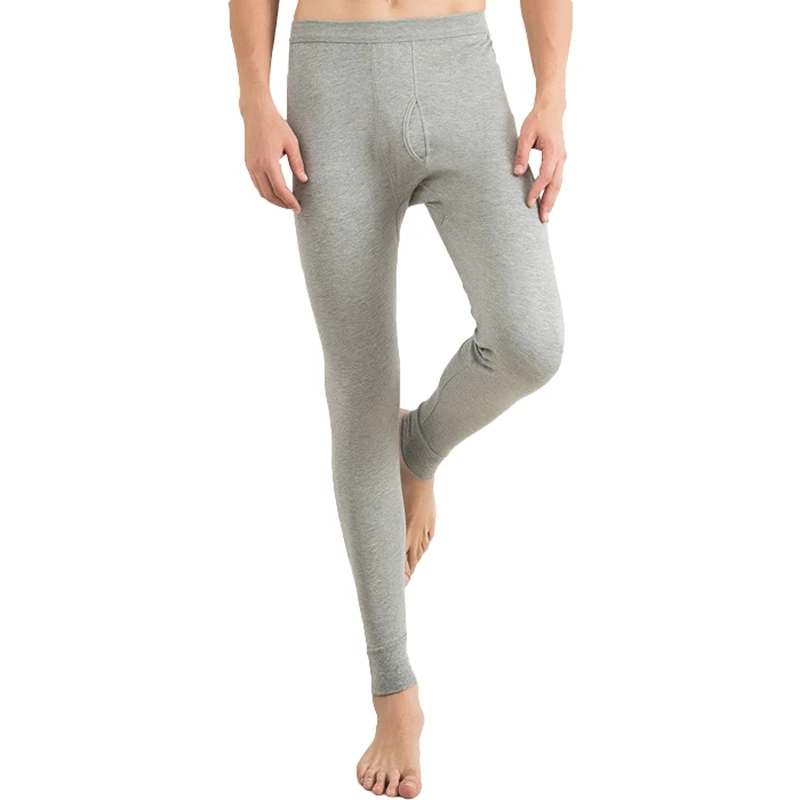 Зимние кальсоны дышащее нижнее белье штаны теплые мужские пижамы удобное