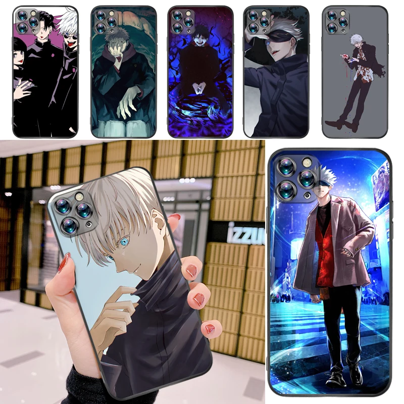 

Jujutsu Kaisen Yuji Itadori Sukuna Fushiguro Megumi Satoru Gojo Phone Case For iPhone 11 Pro MAX Funda Carcasa Back Cover