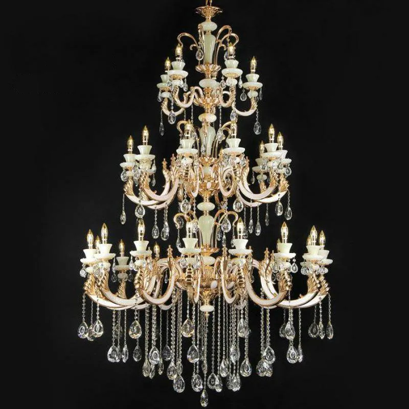 Освещение стадиона больших проектов хрустальная люстра для отеля светильник из