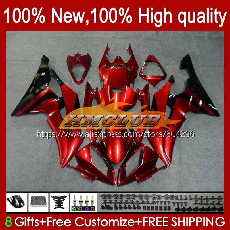 

Корпус для YAMAHA YZF600 YZF-R6 YZFR6 08 09 10 11 16 60No.0 YZF 600 R 6 YZF R6 2012 2013 2014 2015 2016 обтекатель глянцевый красный BLK