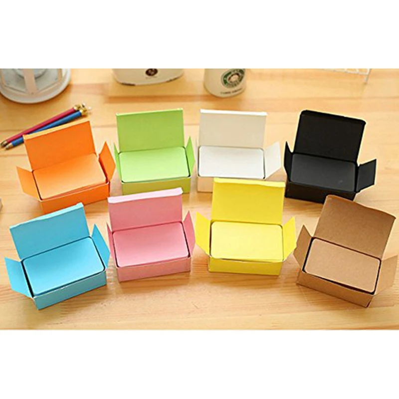 

100Pcs Memory Cards Blank DIY Graffiti Word Cards (Khaki) & 50Pcs Translucent Blank White Parchment Paper Envelope